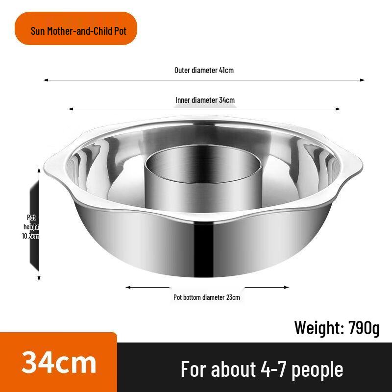 Versatile Stainless Steel Hot Pot