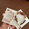 Cute Puppy and Cat Bracelets Ceramic Cartoon Couple and Best Friend Fresh and Sweet Bracelet Niche High-appearance-level Jewelry