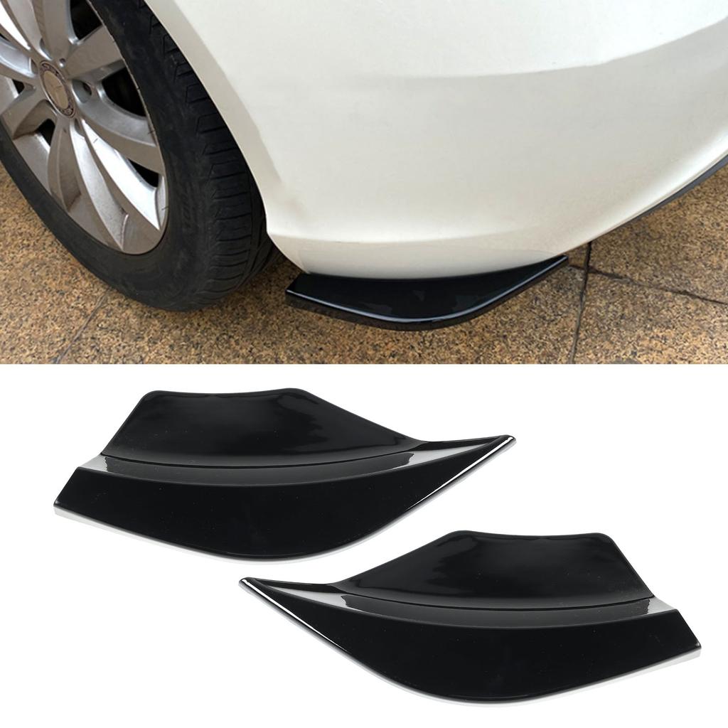 2pcs Rear Bumper Splitter Left Right Aerodynamic Replacement for ‑ A Class W176 2012‑2018