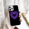 Purple Neon Lights Phone Case For Samsung Galaxy S10 S22 S23 S24 Note 10 20 Lite S20 Plus S21 Ultra Back Cover