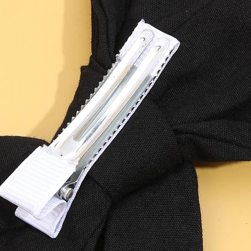 Lovely Toddlers Bowknot Hairclip Fashion Hair Barrettes Halloween Embroidered Hairpins Party Hair Accessory for Girls