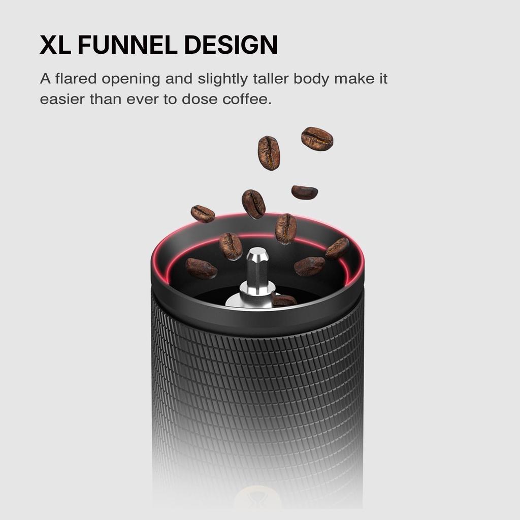 TIMEMORE C5 ESP Pro Manual Coffee Grinder (S2C-042-III) with Conical Burr, 0.015mm Precision Adjustment, Non-Slip Base, and Large Capacity Bean