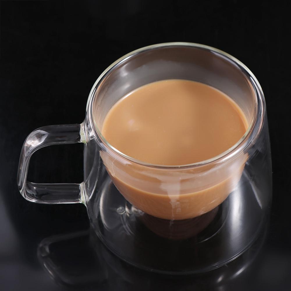 200ml Coffee Mug Transparent Espresso Cup Wine Mug Double Wall Glass Cocktail Vodka