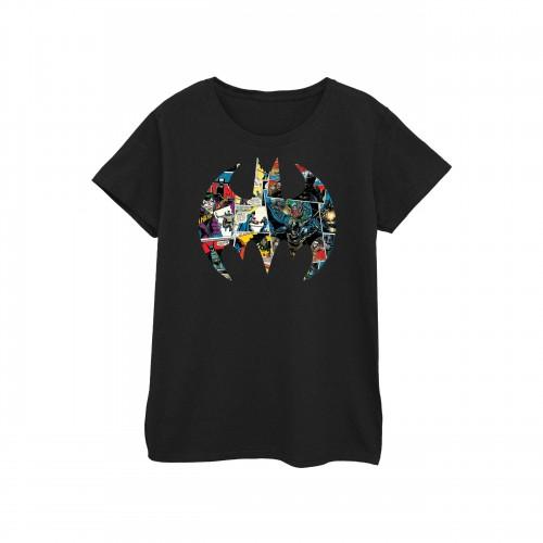 

DC Comics Womens/Ladies Batman Comic Book Logo Cotton T-Shirt XXL білий