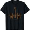 Heartbeat Guitar T-Shirt Gift Unisex T-Shirt