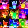 LED Ice Bucket with Bluetooth Speaker 5L Large Capacity Wine Beer Ice Bucket Drink Container Multi Color Changing