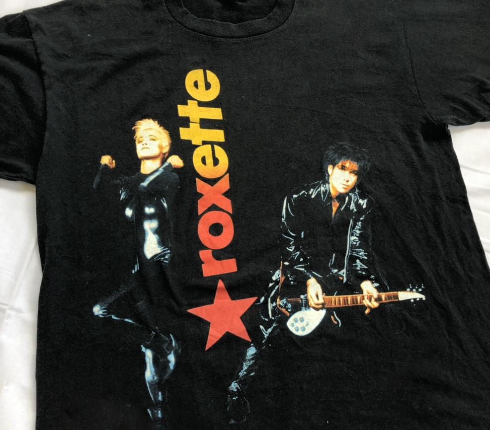 

Roxette band Concert T-shirt Black Unisex Cotton All Sizes 1F1659 Unisex T-Shirt XXXXL