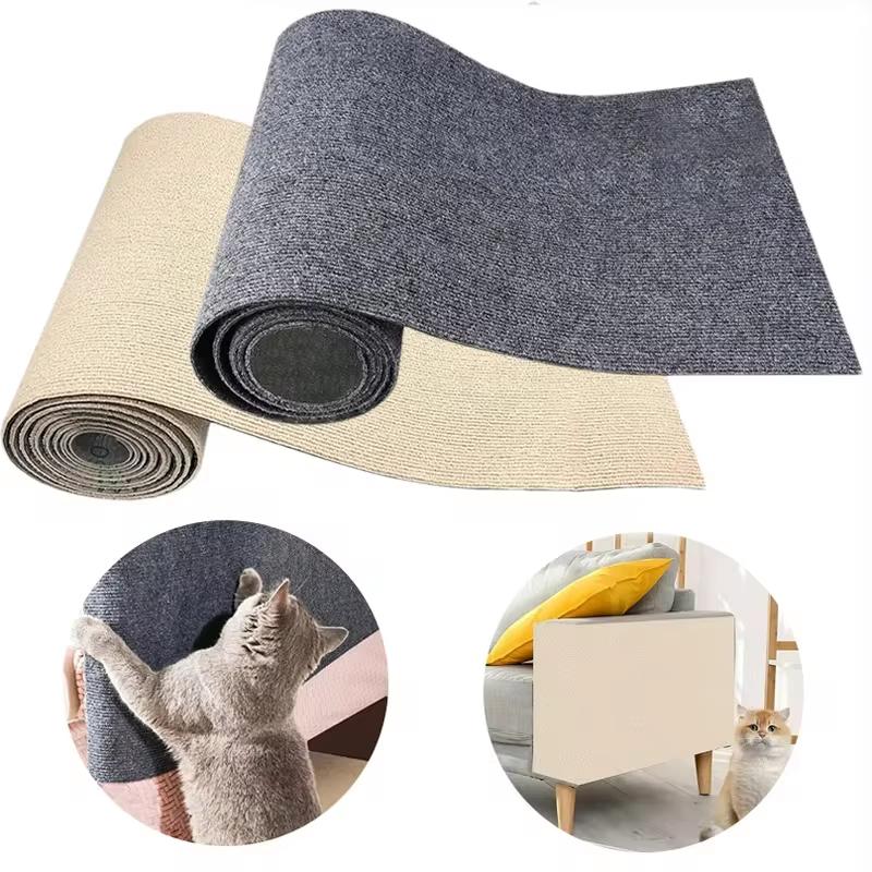 Anti-Katzenkratz-Sofa Katzenklettermatte DIY Katzenkratzbaum Sofaschutz Selbstklebender Teppich Katzenkratzbrett Katzenspielzeug