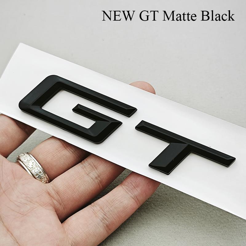 3D ABS Car Letter Rear Trunk Badge Auto GT Logo Emblem Decals For BMW GT 320i 330i 340i 528i 535i 630i 640i Exterior Accessories