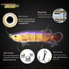 Golden Dragon Multi-jointed Sinking Fishing Lure, 4 Sections, 150mm/34.6g