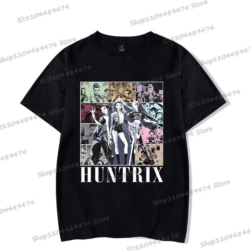 Anime KPop Demon Hunters Graphic Rumi Printed T Shirt Women Men Manga Tshirts Harajuku Korean Ulzzang Summer Crewneck T-shirts