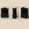Chic Miniature Cabinet for Dollhouse Bedroom Living Room Versatile Plastic Use