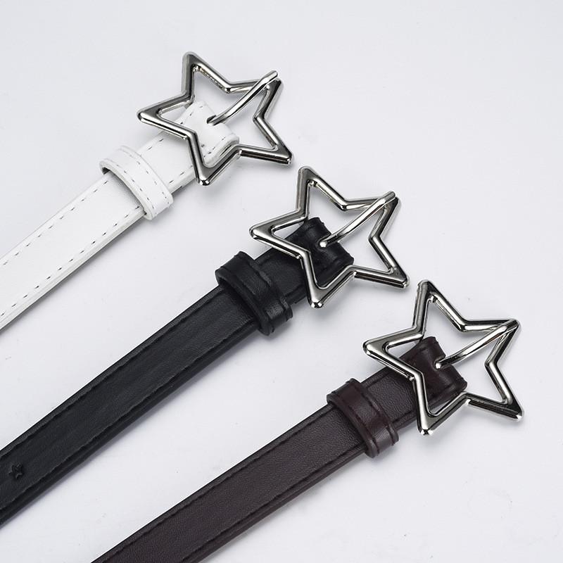 Lovely Five-point Star Design Belt For Women With Charming Colors For Fashionable Looks