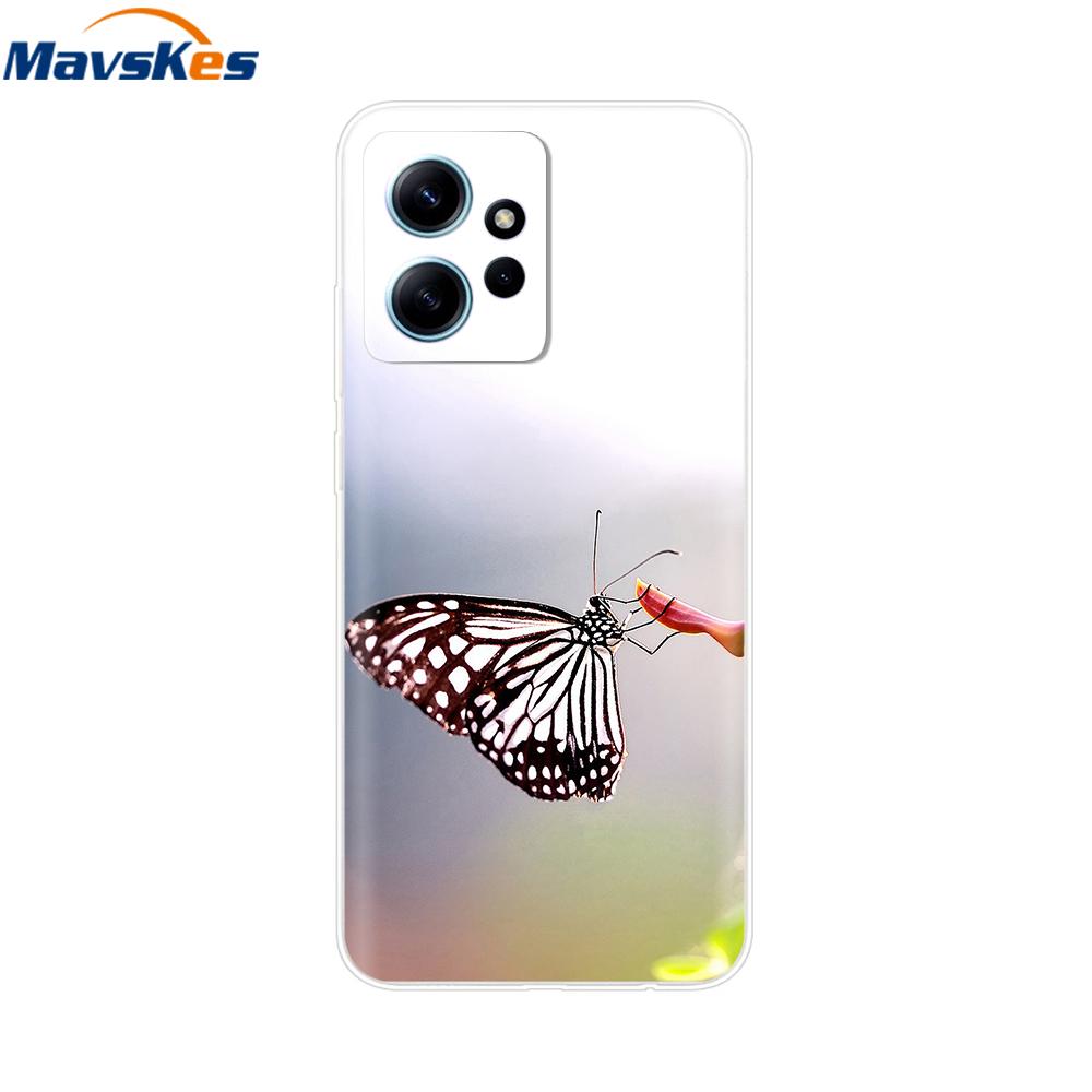 For Redmi Note 12 4G Case Note12 Pro TPU Silicone Shockproof Clear Phone Covers For Xiaomi Redmi Note 12 Pro Note12 Soft Fundas
