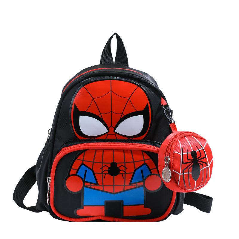 Kindergarten Baby Schoolbag Cartoon Animation Foreign Style Printing Boys And Girls Backpack Children'S Backpack Tide