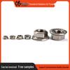 Stainless Steel Hex Flange Nut with Anti-Slip Teeth, M3-12 (Grades 201/304/316)