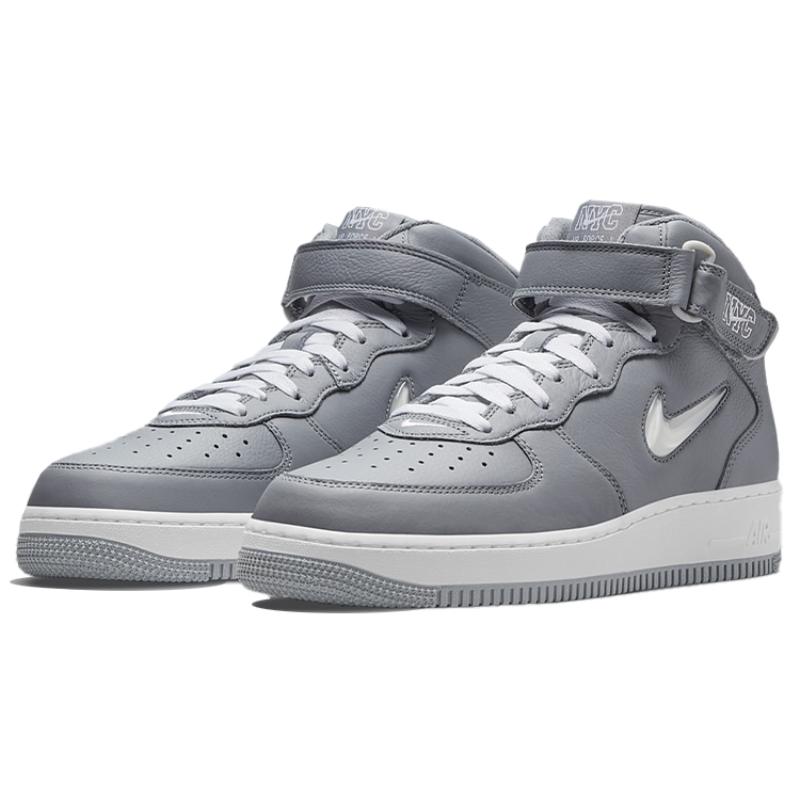 Nike Air Force 1 Mid Jewel Qs 'NYC Cool Grey' Sneakers DH5622-001