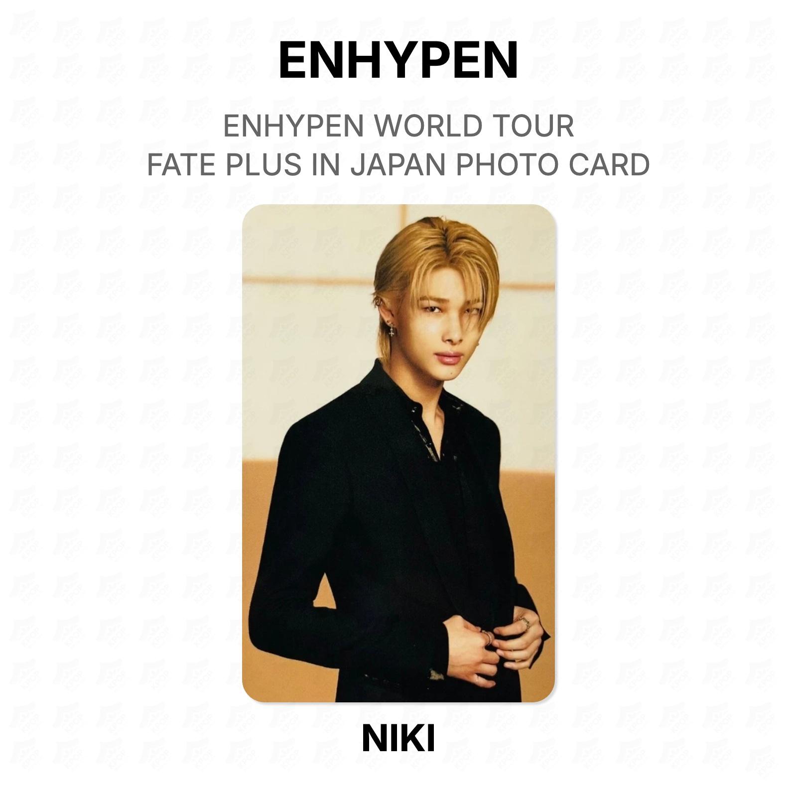 ENHYPEN WORLD TOUR FATE PLUS IN JAPAN PHOTO CARD Official Photocard NI-KI