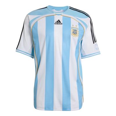 Argentinien Heimtrikot 2006 Weiß/Hellblau Herren Oberteile KF0322