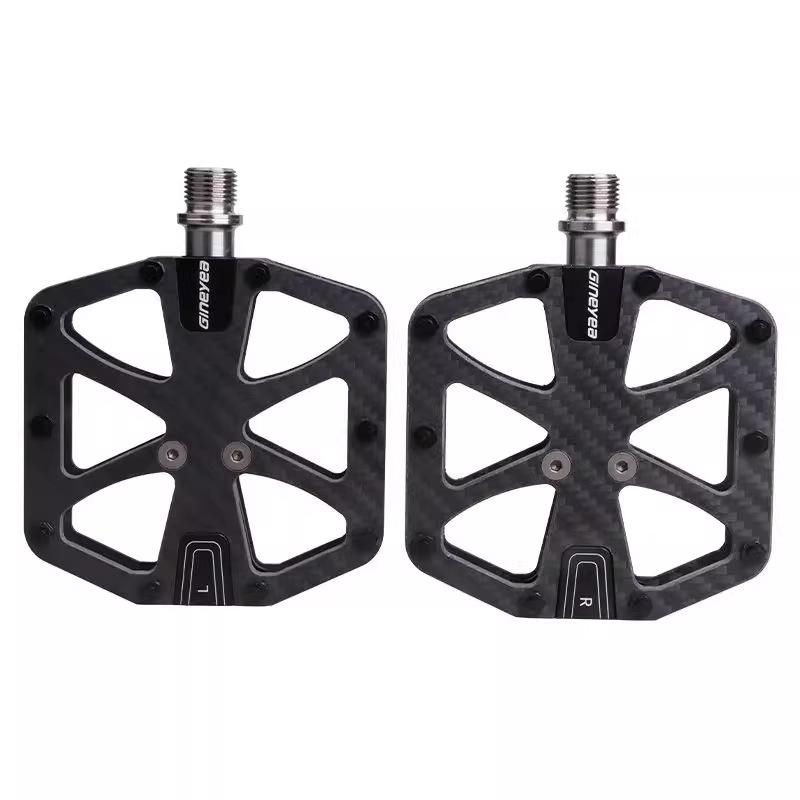 Gineyea Jingye Carbon Fiber Ultra-light Pedals for Road and Folding Bikes (Little Bird/P8/P10)