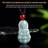 1Pcs  Accessories Burmese Jade Stone Myanmar Jadeite Guanyin Pendant Necklace Vintage Natural Gemstone Jewelry