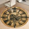 Steampunk Clock Design Fashion Rug Nonslip Carpet Office Chair Mat Design For Office Decor Home Living Room Bedroom Giftt25
