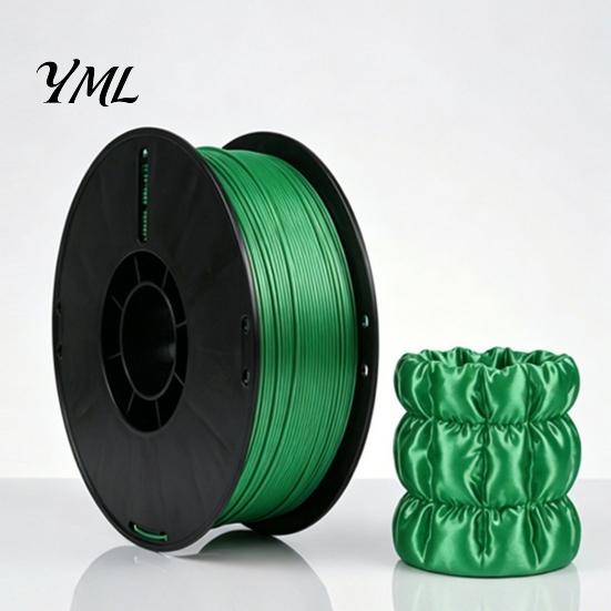 3D Printer Filament Silk PLA 1.75mm, 1Kg Spool, Low Warping Shrinkage for Printing Projects, Neatly Wound 3d Model Material