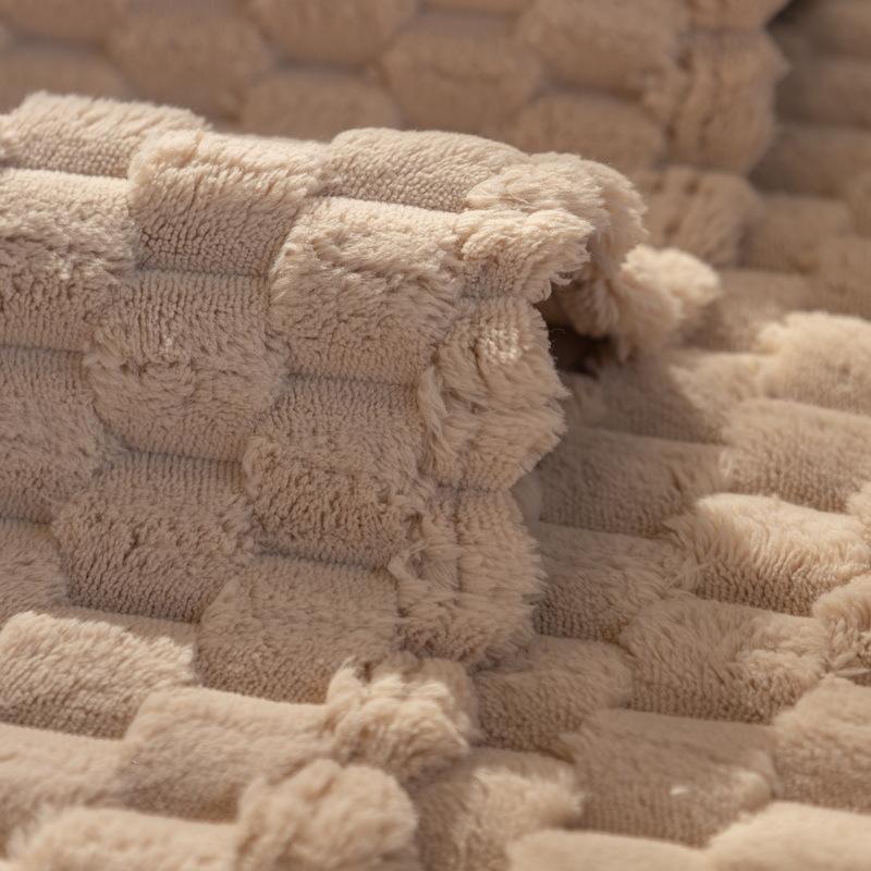 Winter Thicken Plush Sofa Cushion Warm Sofas Mat Towel Anti-slip Universal Couch Covers Pets Kid Soft Sofa Blanket Living Room