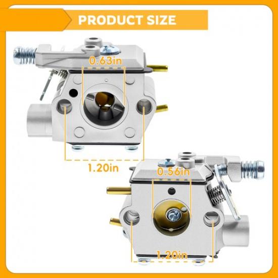 Carburetor For Walbro WT-629 Poulan 545081825 530035263 530069730 530071332 Carb