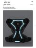 Reflective Vest-Style Cat Leash & Breathable Harness for Small/Medium Pets