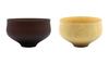 Kishu Kakuda Seibei wooden soup KAME type Natural x Set of Lacquerware, Shoten Dishwasher-safe bowls, B.C. 2, Brown, 2.
