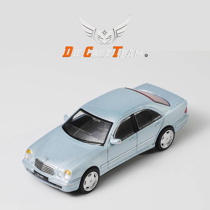 DCT/Shadow 1/64 Mercedes-Benz E55 AMG (W210) Car Alloy Toys Motor Vehicle Diecast Metal Model Kids Xmas Gift Toys for Boys