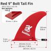 Multicolors Slide-in Surfboard Fin Nylon Stand Up Paddle New Detachable Surf Plate
