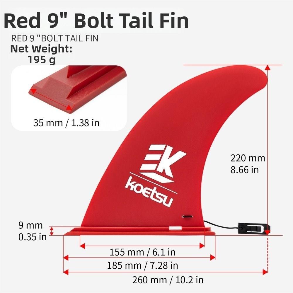 Multicolors Slide-in Surfboard Fin Nylon Stand Up Paddle New Detachable Surf Plate