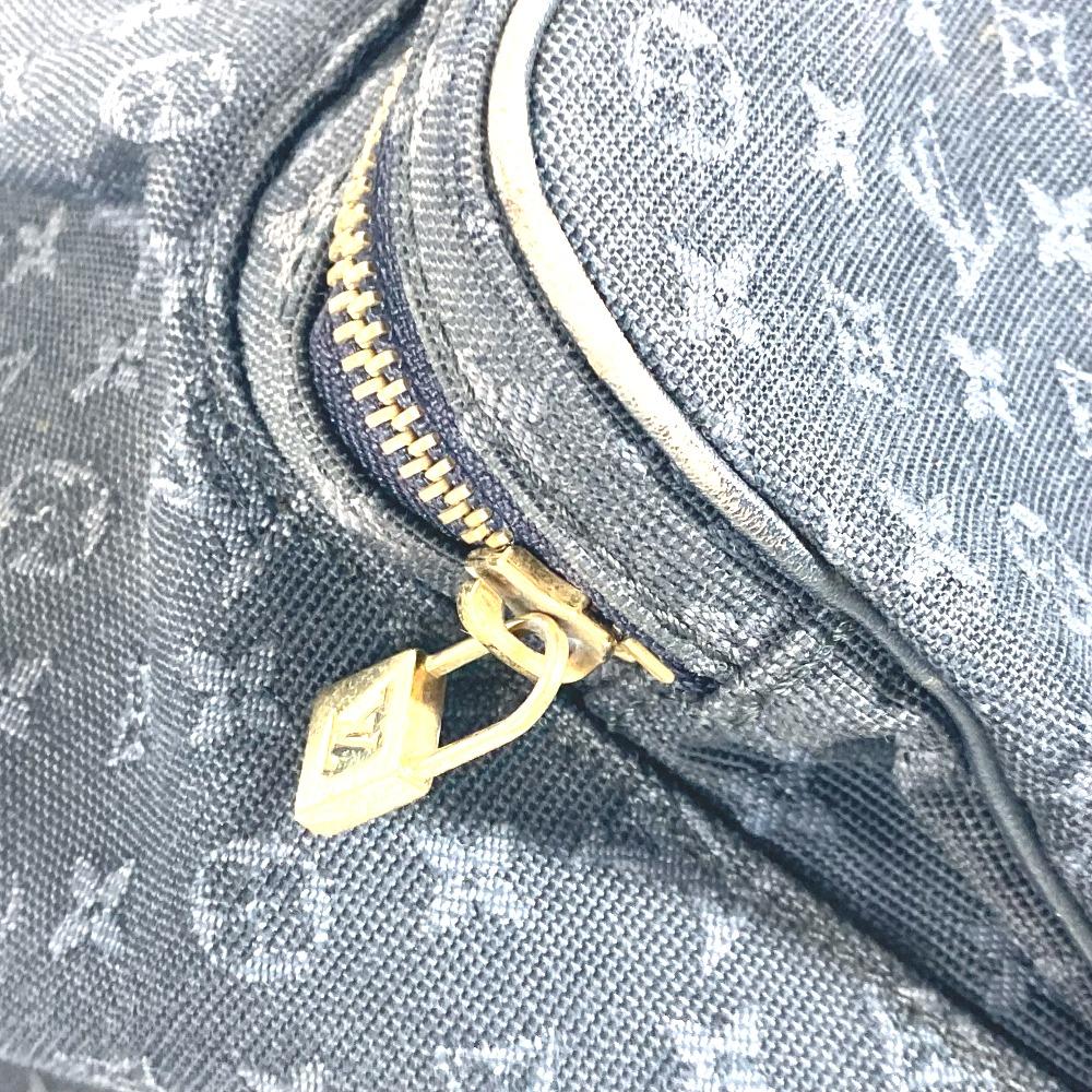 Louis Vuitton M92455 Monogram Mini Denim MontsourisGM Backpack Navy