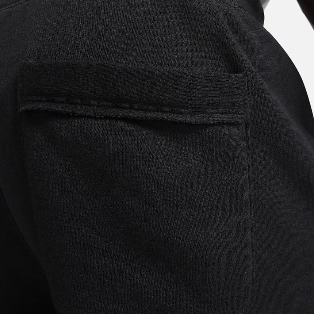 Nike Logo High-Waist Drawstring Shorts with Pockets Men Bottoms Black DX0502-010