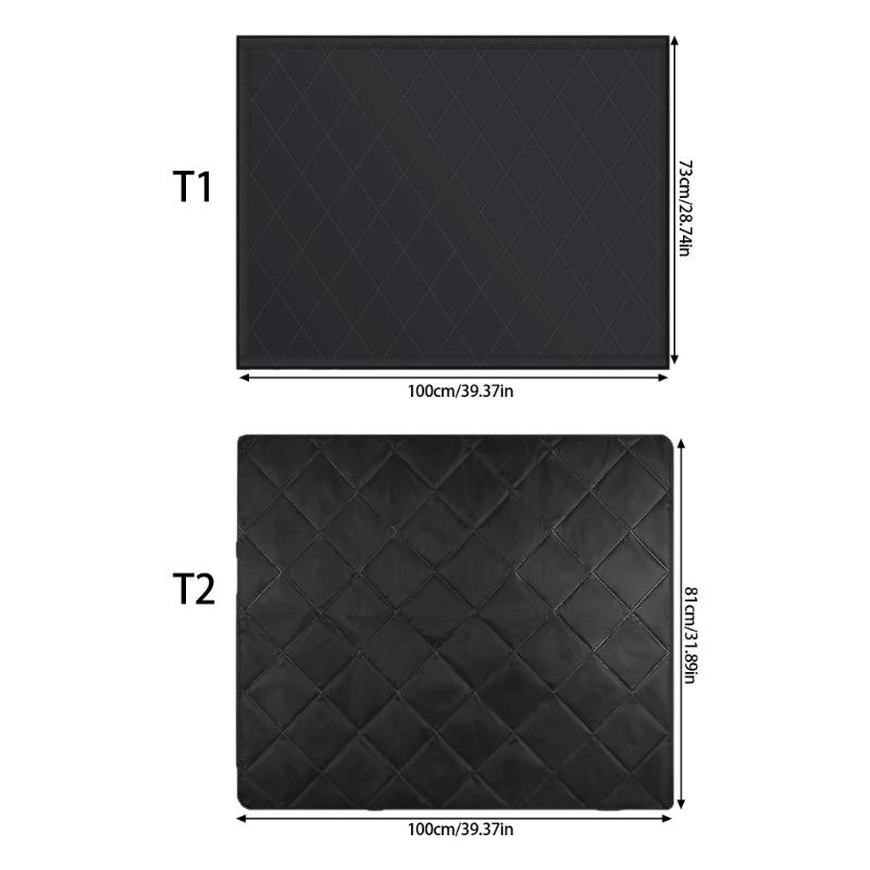 Magnetic Fireplaces Cover Insulating Barrier Heat Shield With Strong Magnets For Indoor Fireplaces Protecting Oxfords Fabric Thermals Insulation