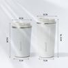 Insulated Stainless Steel Coffee Cup with Smart Temperature Display and Lid - Portable Gift for Men and Women