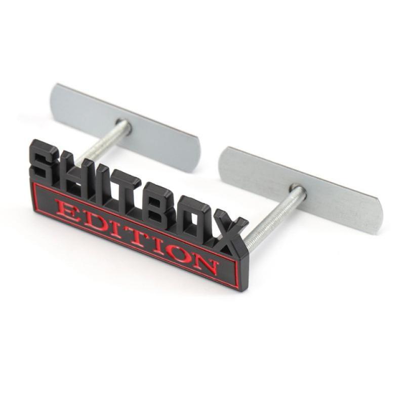Autoaufkleber Metall SHITBOX Edition Plakette Emblem Kühlergrill für Ford F150 F250 F350