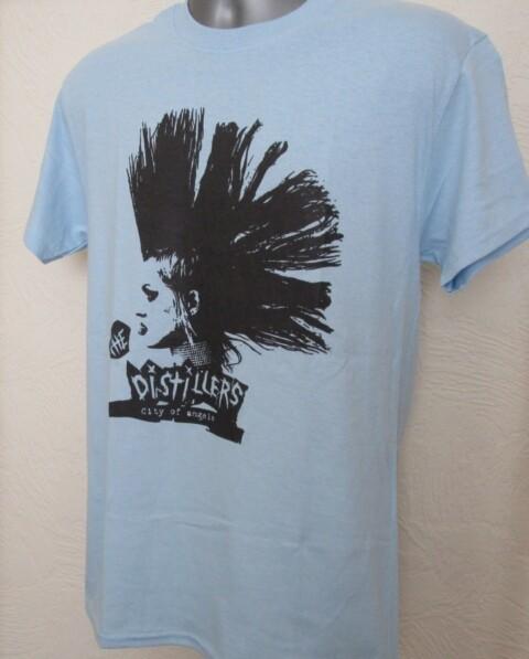 The Distillers City Of Angels Mohawk T-shirt Music Punk Rock QOTSA The Kills 413 M