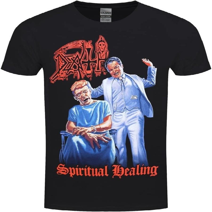 

Death Men s Spiritual Healing T-shirt Large Black XXXXXL чорний