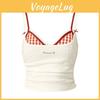 2000s Outwear Lace Plaid Summer Corset Vest Two Pieces Hot Girls Sweet Spicy Slim Y2k Crop Top Casual Korean Fashion Camis Chic