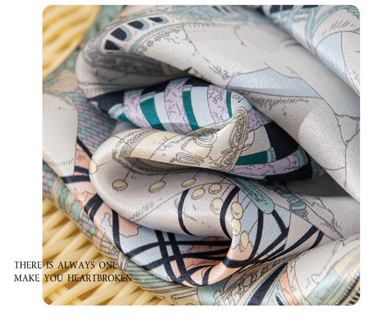 Silk Crepe De Chine Snood: Elegant Luxury Scarf Gift for Mother's Day