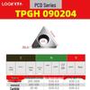 PCD Diamond Lathe Inserts TPGH090302 for Copper, Aluminum, Gemstone 