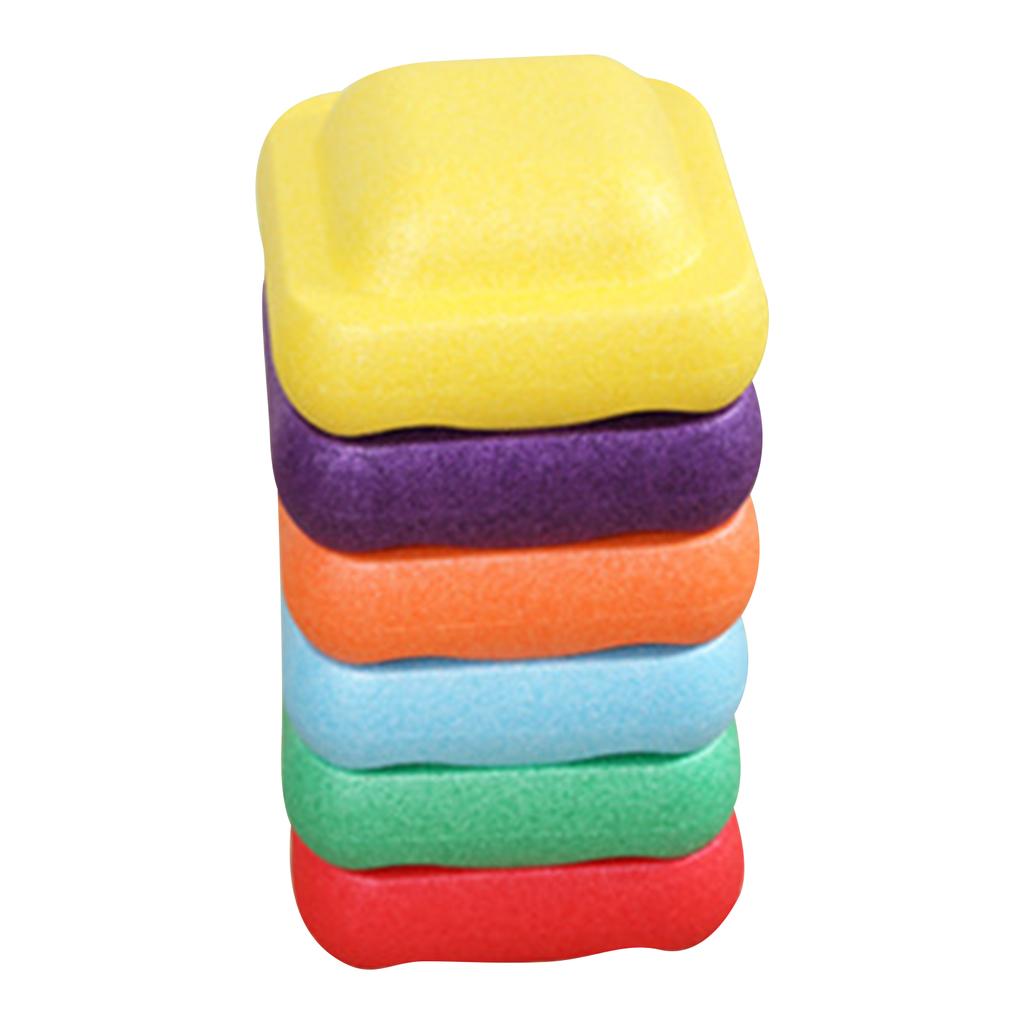 6 color Multi Color Balance Stone For Kid Promoting Stability Stepping Sensory Toy Stepping Stones Parent-Child Interactive Toys