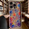 Vibrant Red Blue Botanical Art Soft TPU Shockproof Case For Xiaomi Redmi Note 15 14 13 12 11 Pro Anti-Fall Protective Back Cover