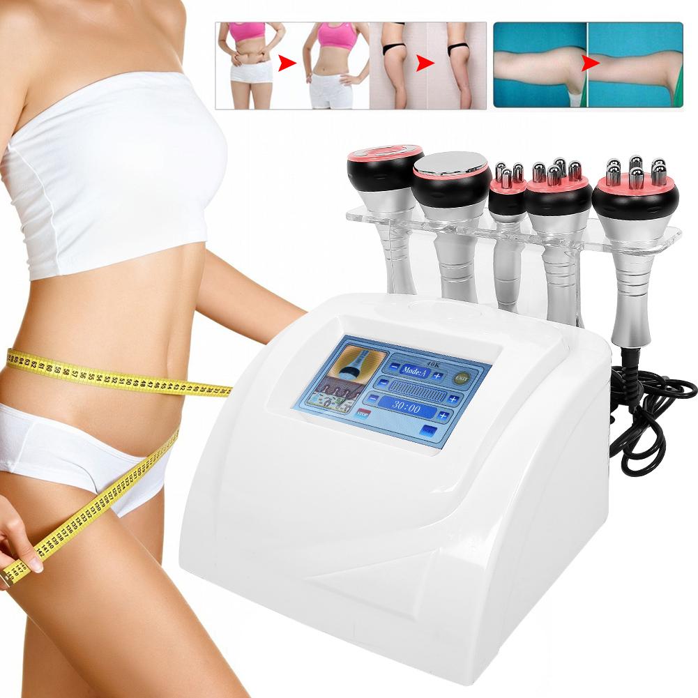 5-In-1 Ultrasonic 40Khz RF Body Slimming Machine RF Negative Pressure Body Shaping Instrument