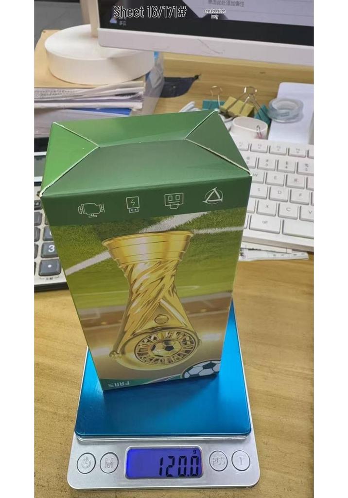 Cross-border Football Trophy Mini Handheld Fan - Fun Souvenir