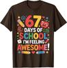 Days of School Feeling Awesome Meme 100th Day Unisex T-Shirt