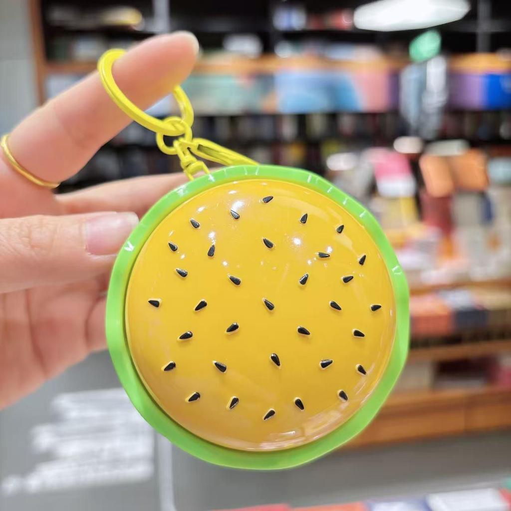Cross-Border Decompression Burger Keychain - Fun Toy for Kids' Bags & Car Keys